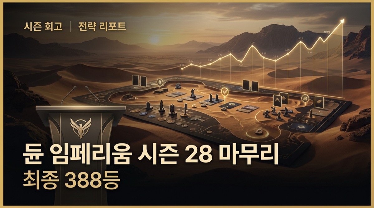 듄 임페리움 디지털 시즌 28 마무리, 최종 388등 썸네일